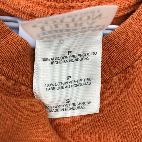 Texas Longhorns Mens Shirt Small Orange Short Sleeve NCAA UT College Football - Picture 11 of 12